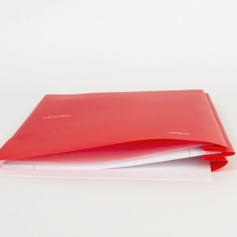 Mead Five Star Pocket Prong 2-Pocket Plastic Folder Asst Colors School Office
